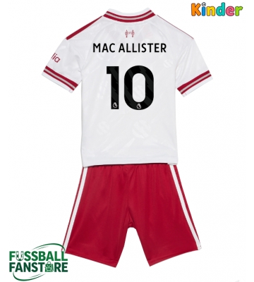 Liverpool Alexis Mac Allister #10 Replik Auswärtstrikot Kinder 2026-27 Kurzarm (+ Kurze Hosen)